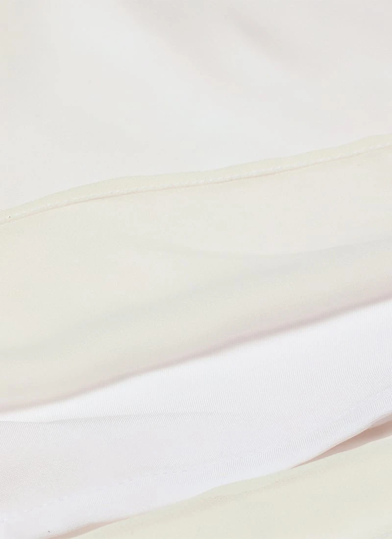 Top From Peach Embroidered Georgette Gharara Suit After Six Wear 8 Top From Peach Embroidered Georgette Gharara Suit After Six Wear - Image 8