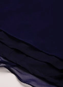 Peach Embroidered N Navy Blue Gown Wedding Wear -Deals Chic Lehenga Store Peach Embroidered N Navy Blue Gown IWBS02205095 rrc3