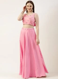 Skirt From Peach Embroidered N Pink Satin Skirt Set After Six Wear 10 Skirt From Peach Embroidered N Pink Satin Skirt Set After Six Wear -Deals Chic Lehenga Store Peach Embroidered N Pink Satin Skirt Set IWBS02211106 u