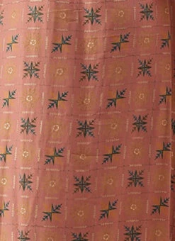 Peach Foil Printed A Line Dress After Six Wear Work Wear -Deals Chic Lehenga Store Peach Foil Printed A line Dress DRBS02111070 rrc3