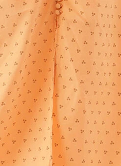 Peach Foil Printed Cotton Maxi Dress After Six Wear Festive Wear -Deals Chic Lehenga Store Peach Foil Printed Cotton Maxi Dress DRBS02206182 rrc3