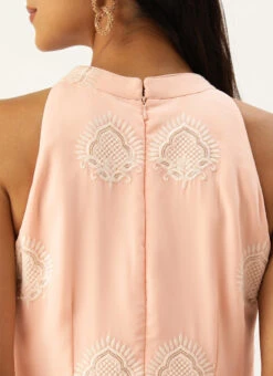 Peach Georgette Embroidered Dress Festive Wear -Deals Chic Lehenga Store Peach Georgette Embroidered Dress DRBS02308960 rrc2