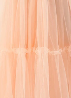 Peach Georgette Embroidered Dress Festive Wear -Deals Chic Lehenga Store Peach Georgette Embroidered Dress DRBS02308960 rrc3