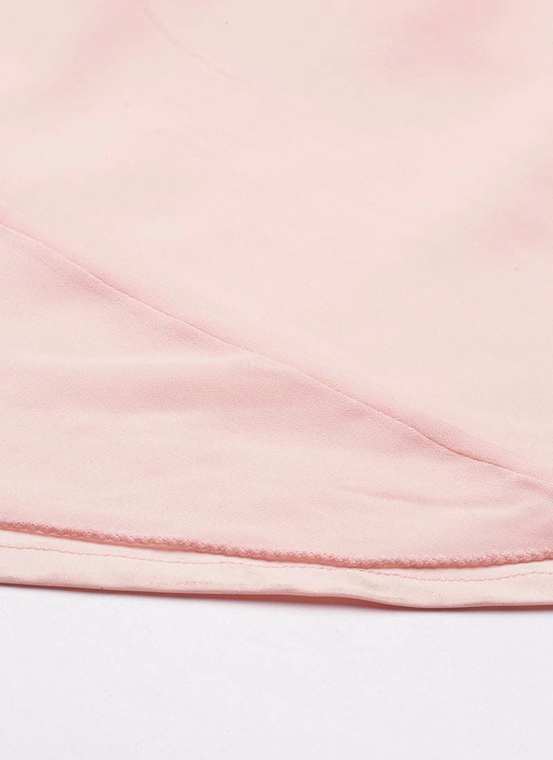 Peach Georgette Embroidered Gown Festive Wear 8 Peach Georgette Embroidered Gown Festive Wear - Image 8