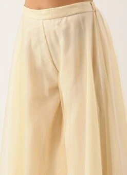 Bottom From Peach Jacquard N Cream Net Sharara Suit Set After Six Wear 13 Bottom From Peach Jacquard N Cream Net Sharara Suit Set After Six Wear -Deals Chic Lehenga Store Peach Jacquard N Cream Net Sharara Suit Set SLBS02301720 rrc2 2