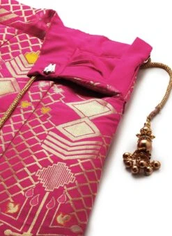 Peach Jacquard N Green Art Silk Lehenga Festive Wear -Deals Chic Lehenga Store Peach Jacquard N Green Art Silk Lehenga GHBS02109737 rrc2