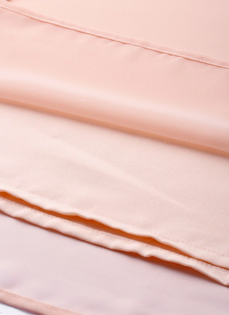 Peach N Maroon Embroidered Gathered Dress Festive Wear 6 Peach N Maroon Embroidered Gathered Dress Festive Wear - Image 6