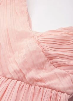 Peach Pleated Georgette Gown N Embroidered Jacket Party Wear 12 Peach Pleated Georgette Gown N Embroidered Jacket Party Wear -Deals Chic Lehenga Store Peach Pleated Georgette Gown N Embroidered Jacket IWBS02304051 rrc1