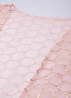 Peach Pleated Georgette Gown N Embroidered Jacket Party Wear 13 Peach Pleated Georgette Gown N Embroidered Jacket Party Wear -Deals Chic Lehenga Store Peach Pleated Georgette Gown N Embroidered Jacket IWBS02304051 rrc2