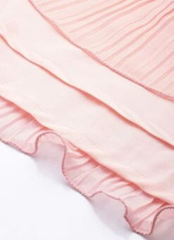 Peach Pleated Georgette Gown N Embroidered Jacket Party Wear 15 Peach Pleated Georgette Gown N Embroidered Jacket Party Wear -Deals Chic Lehenga Store Peach Pleated Georgette Gown N Embroidered Jacket IWBS02304051 rrc4