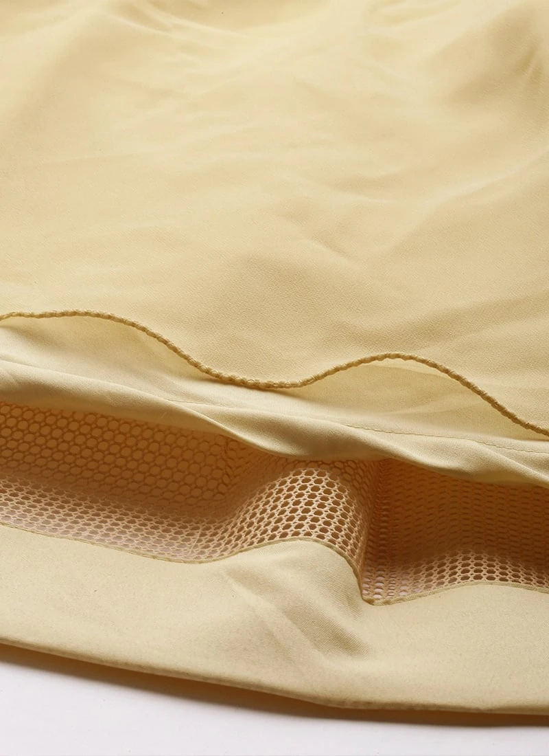 Pink Chinon Embroidered N Beige Gown Festive Wear 6 Pink Chinon Embroidered N Beige Gown Festive Wear - Image 6