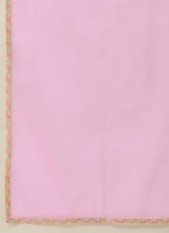 Dupatta From Pink Chinon Embroidered N Net Anarkali Suit After Six Wear -Deals Chic Lehenga Store Pink Chinon Embroidered N Net Anarkali Suit SLBS02304048 rrc4 1