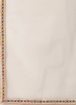 Bottom From Pink Chinon Embroidered N White Sharara Suit After Six Wear -Deals Chic Lehenga Store Pink Chinon Embroidered N White Sharara Suit SLBS02210939 rrc4 1