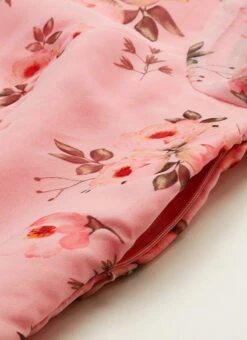 Pink Digital Printed Organza Knee Length Dress After Six Wear -Deals Chic Lehenga Store Pink Digital Printed Organza Knee Length Dress DRBS02109755 rrc2