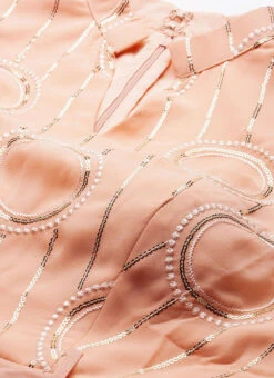 Pink Embroidered Collar Neck Jumpsuit Festive Wear 12 Pink Embroidered Collar Neck Jumpsuit Festive Wear -Deals Chic Lehenga Store Pink Embroidered Collar Neck Jumpsuit DRBS02201256 rrc1