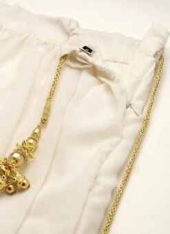 Dupatta From Pink Embroidered N White Georgette Lehenga After Six Wear -Deals Chic Lehenga Store Pink Embroidered N White Georgette Lehenga GHBS02211046 rrc2