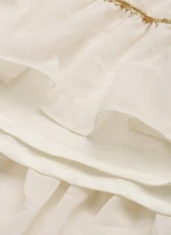 Dupatta From Pink Embroidered N White Georgette Lehenga After Six Wear -Deals Chic Lehenga Store Pink Embroidered N White Georgette Lehenga GHBS02211046 rrc4