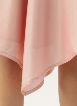 Pink Foil Printed Asymmetric Dress Festive Wear -Deals Chic Lehenga Store Pink Foil Printed Asymmetric Dress DRBS02209720 rrc3