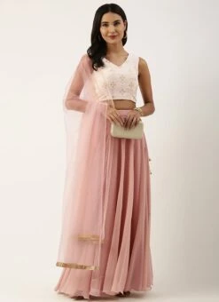 Pink Georgette Embroidered Full Circular Lehenga Festive Wear 10 Pink Georgette Embroidered Full Circular Lehenga Festive Wear -Deals Chic Lehenga Store Pink Georgette Embroidered Full Circular Lehenga GHBS02204687 u