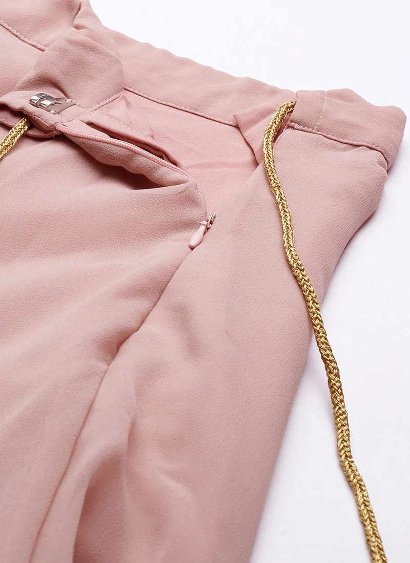 Pink Georgette Embroidered Full Circular Lehenga Festive Wear 7 Pink Georgette Embroidered Full Circular Lehenga Festive Wear - Image 7