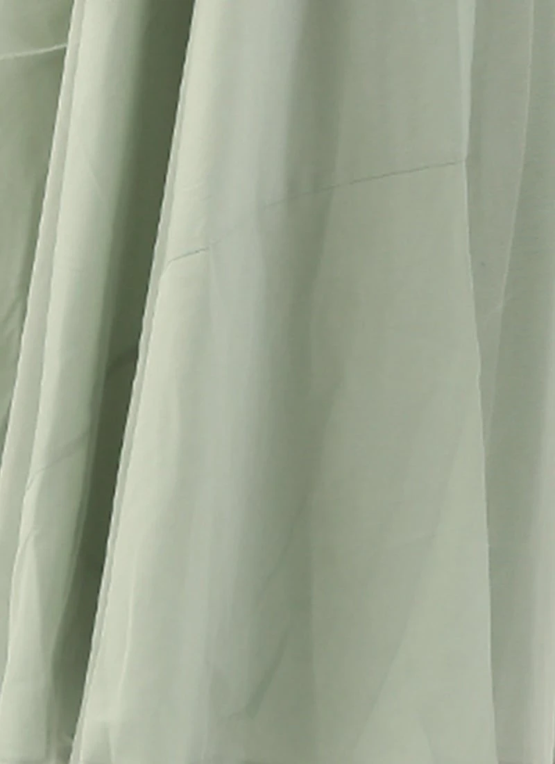 Pink N Green Embroidered Asymmetric Gown Festive Wear 8 Pink N Green Embroidered Asymmetric Gown Festive Wear - Image 8