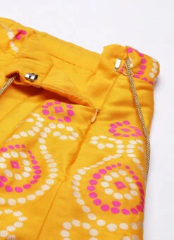 Pink N Yellow Art Silk Kali Lehenga Set Festive Wear -Deals Chic Lehenga Store Pink N Yellow Art Silk Kali Lehenga Set GHBS02112165 rrc2