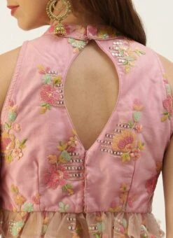 Skirt From Pink Net Thread Embroidered Skirt Set After Six Wear 14 Skirt From Pink Net Thread Embroidered Skirt Set After Six Wear -Deals Chic Lehenga Store Pink Net Thread Embroidered Skirt Set IWBS02212473 rrc3