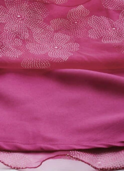 Pink Organza Foil Printed Dress Party Wear 12 Pink Organza Foil Printed Dress Party Wear -Deals Chic Lehenga Store Pink Organza Foil Printed Dress DRBS02209819 rrc1