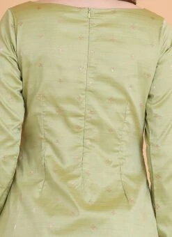 Bottom From Pista Green N Cream Printed Sharara Set After Six Wear -Deals Chic Lehenga Store Pista Green N Cream Printed Sharara Set SLBS02306316 rrc2 1