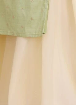 Top From Pista Green N Cream Printed Sharara Set After Six Wear -Deals Chic Lehenga Store Pista Green N Cream Printed Sharara Set SLBS02306316 rrc3 2