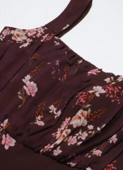 Purple Georgette Digital Printed Dress Party Wear 12 Purple Georgette Digital Printed Dress Party Wear -Deals Chic Lehenga Store Purple Georgette Digital Printed Dress DRBS02302297 rrc1