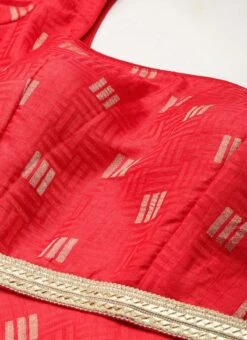 Red Art Silk Maxi Dress Festive Wear 12 Red Art Silk Maxi Dress Festive Wear -Deals Chic Lehenga Store Red Art Silk Maxi Dress DRBS02302204 rrc1