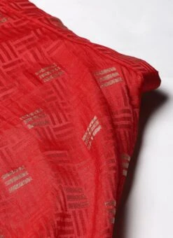 Skirt From Red Jacquard Crop Top N Skirt With Cape After Six Wear -Deals Chic Lehenga Store Red Jacquard Crop Top N Skirt With Cape IWBS02301050 rrc3