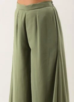 Bottom From Rouge Pink Embroidered Collar Neck Palazzo Suit After Six Wear -Deals Chic Lehenga Store Rouge Pink Embroidered Collar Neck Palazzo Suit SLBS02301736 rrc2 2