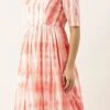 Rust Color Tie Dye Maxi Dress After Six Wear