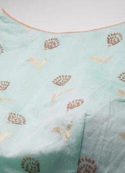 Sea Blue N Blue Boat Neck Lehenga Set Wedding Wear -Deals Chic Lehenga Store Sea Blue N Blue Boat Neck Lehenga Set GHBS02006247 rrc1