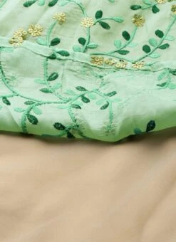 Sea Green Embroidered Asymmetrical Layered Gown Party Wear -Deals Chic Lehenga Store Sea Green Embroidered Asymmetrical Layered Gown IWBS02007259 rrc3
