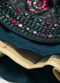 Teal Green Georgette Sequins Embroidered Lehenga Wedding Wear Festive Wear -Deals Chic Lehenga Store Teal Green Georgette Sequins Embroidered Lehenga GHBS02210903 rrc4