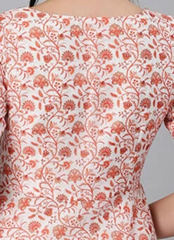 White Art Silk Printed Crisscross Dress Festive Wear -Deals Chic Lehenga Store White Art Silk Printed Crisscross Dress DRBS02205031 rrc2