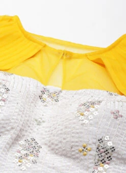 White Chinon Embroidered Lehenga Set Festive Wear -Deals Chic Lehenga Store White Chinon Embroidered Lehenga Set GHBS02209646 rrc1