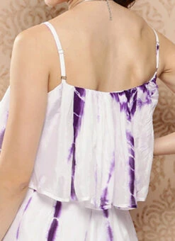 White Georgette Tie N Dye Jumpsuit After Six Wear 13 White Georgette Tie N Dye Jumpsuit After Six Wear -Deals Chic Lehenga Store White Georgette Tie N Dye Jumpsuit DRBS02301104 rrc2