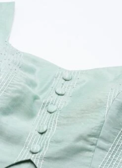 Bottom From White Jacket N Pista Green Embroidered Palazzo Set After Six Wear -Deals Chic Lehenga Store White Jacket N Pista Green Embroidered Palazzo Set IWBS02211157 rrc2