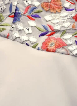 White Layered Anarkali Straight Pant Suit Wedding Wear Festive Wear -Deals Chic Lehenga Store White Layered Anarkali Straight Pant Suit Wedding Wear SLBS02107596 rrc1