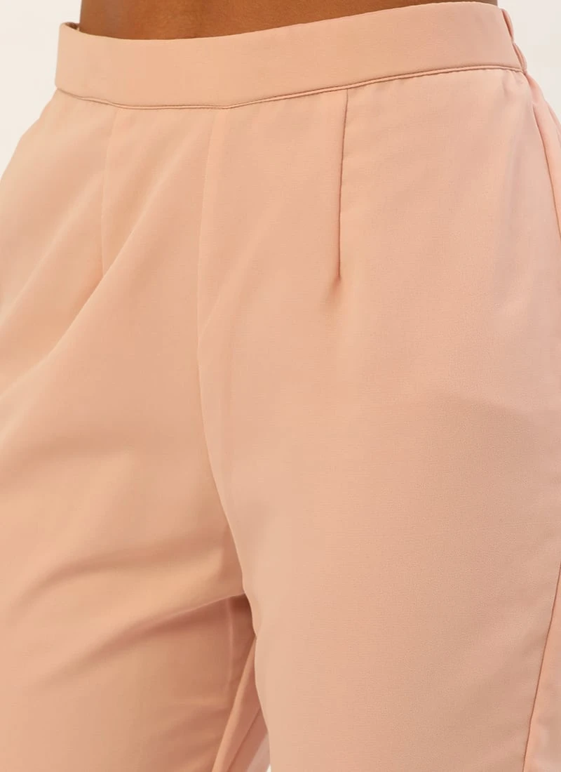 Top From White N Pink Peplum Top Gharara Set After Six Wear 6 Top From White N Pink Peplum Top Gharara Set After Six Wear - Image 6