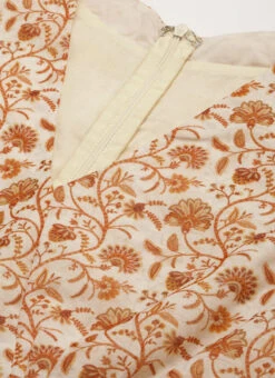 White Printed Art Silk Mini Dress After Six Wear -Deals Chic Lehenga Store White Printed Art Silk Mini Dress DRBS02208439 rrc1