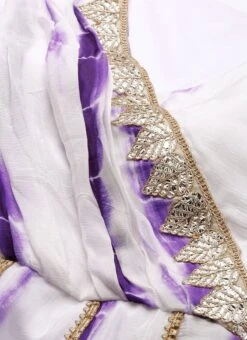 Top From White Tie N Dye Indo Western Co Ords Set After Six Wear -Deals Chic Lehenga Store White Tie N Dye Indo Western Co Ords Set IWBS02210999 rrc3