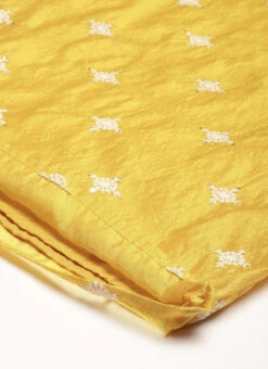 Yellow Art Silk Embroidered Jumpsuit Party Wear -Deals Chic Lehenga Store Yellow Art Silk Embroidered Jumpsuit DRBS02209681 rrc3