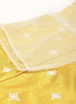 Yellow Art Silk Embroidered Jumpsuit Party Wear -Deals Chic Lehenga Store Yellow Art Silk Embroidered Jumpsuit DRBS02209681 rrc4