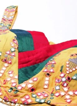 Yellow Chinon Embroidered Lehenga Set Party Wear -Deals Chic Lehenga Store Yellow Chinon Embroidered Lehenga Set GHBS02209753 rrc1