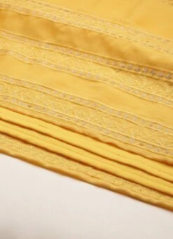 Yellow Chinon Kaftan Dress Festive Wear -Deals Chic Lehenga Store Yellow Chinon Kaftan Dress DRBS02204754 rrc3